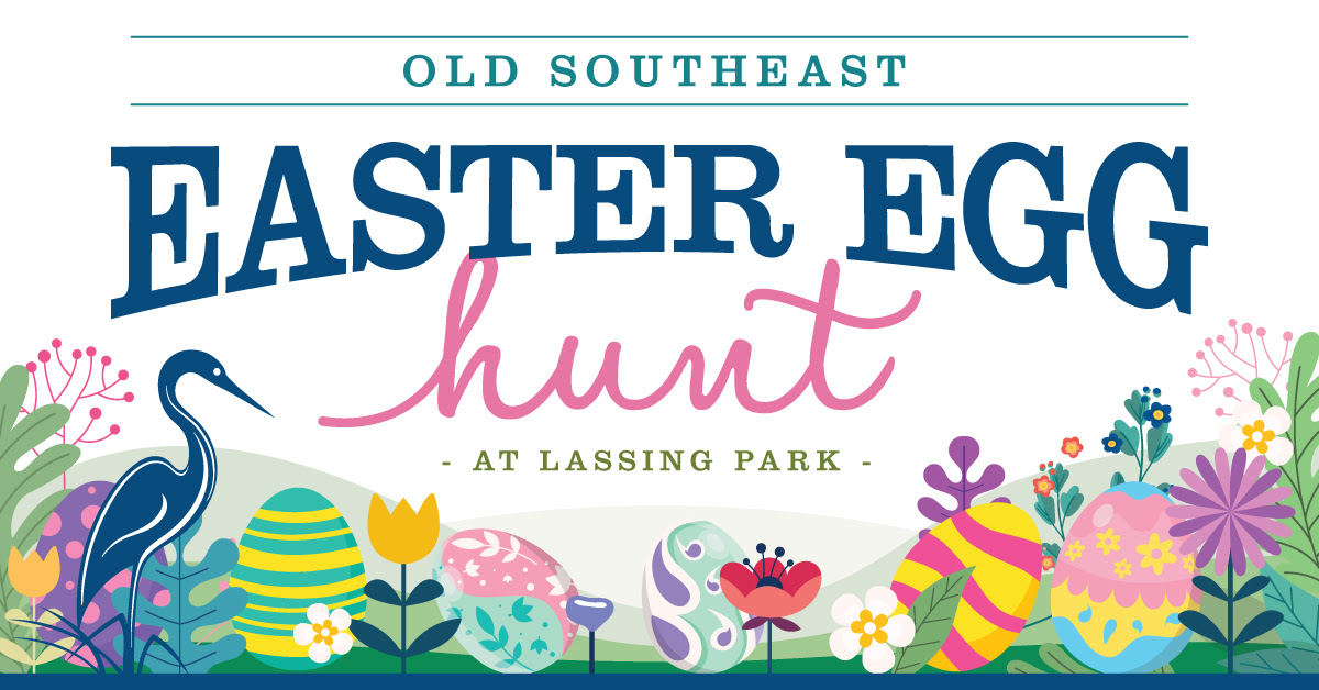 Easter Egg Hunt at Lassing Park graphic