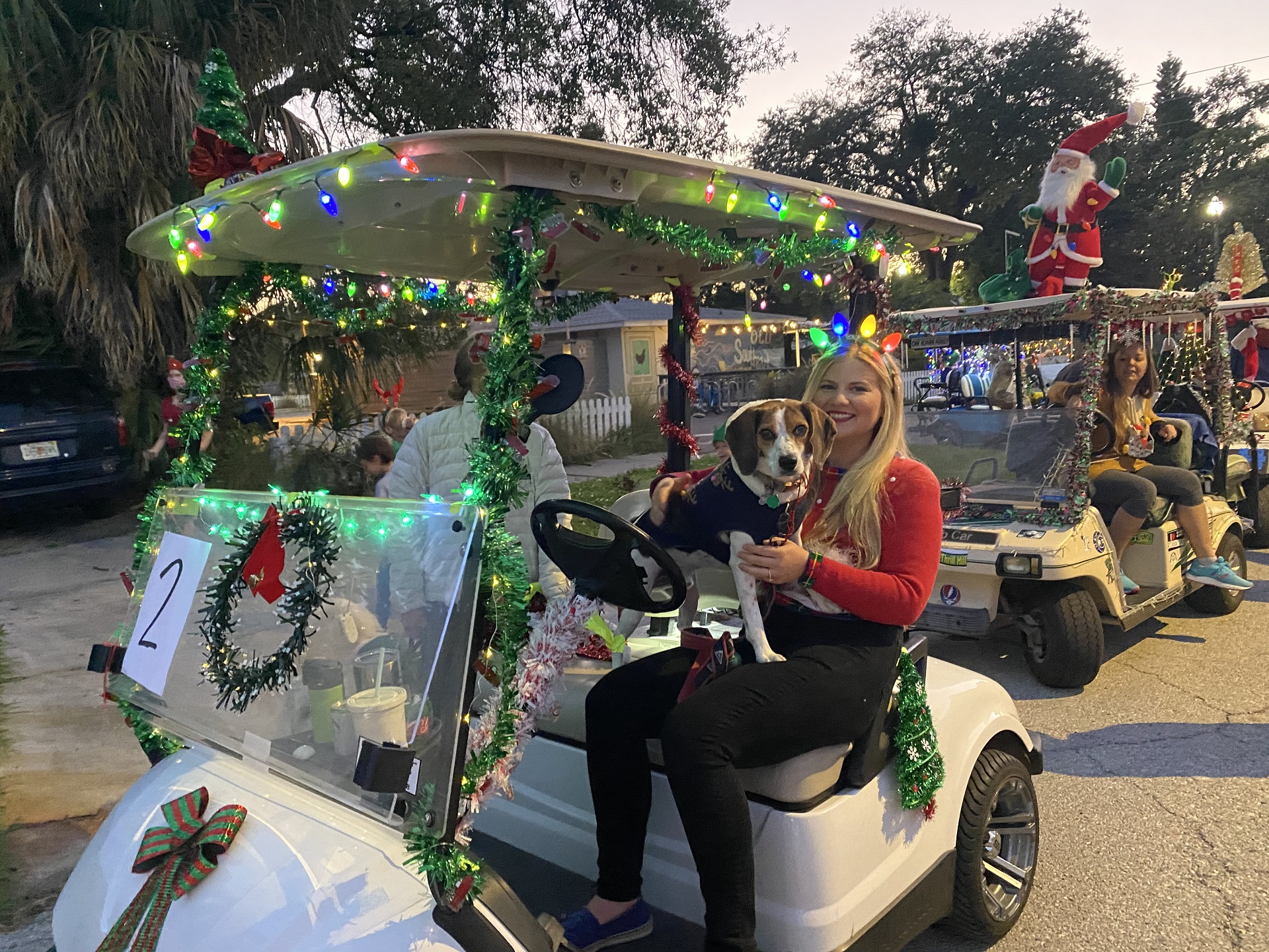 Old Southeast Neighborhood Holiday Golf Cart Parade